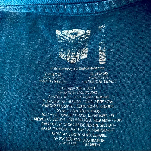Boys Transformers Graphic T-shirt, size L (14-16) - Picture 3 of 4